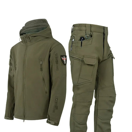 Ensemble Tactique Résistant - Veste & Pantalon Multifonctions